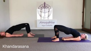 Háton fekvő ászanák - Matsyasana, Kandarasana, Urdhva Dhanurasana