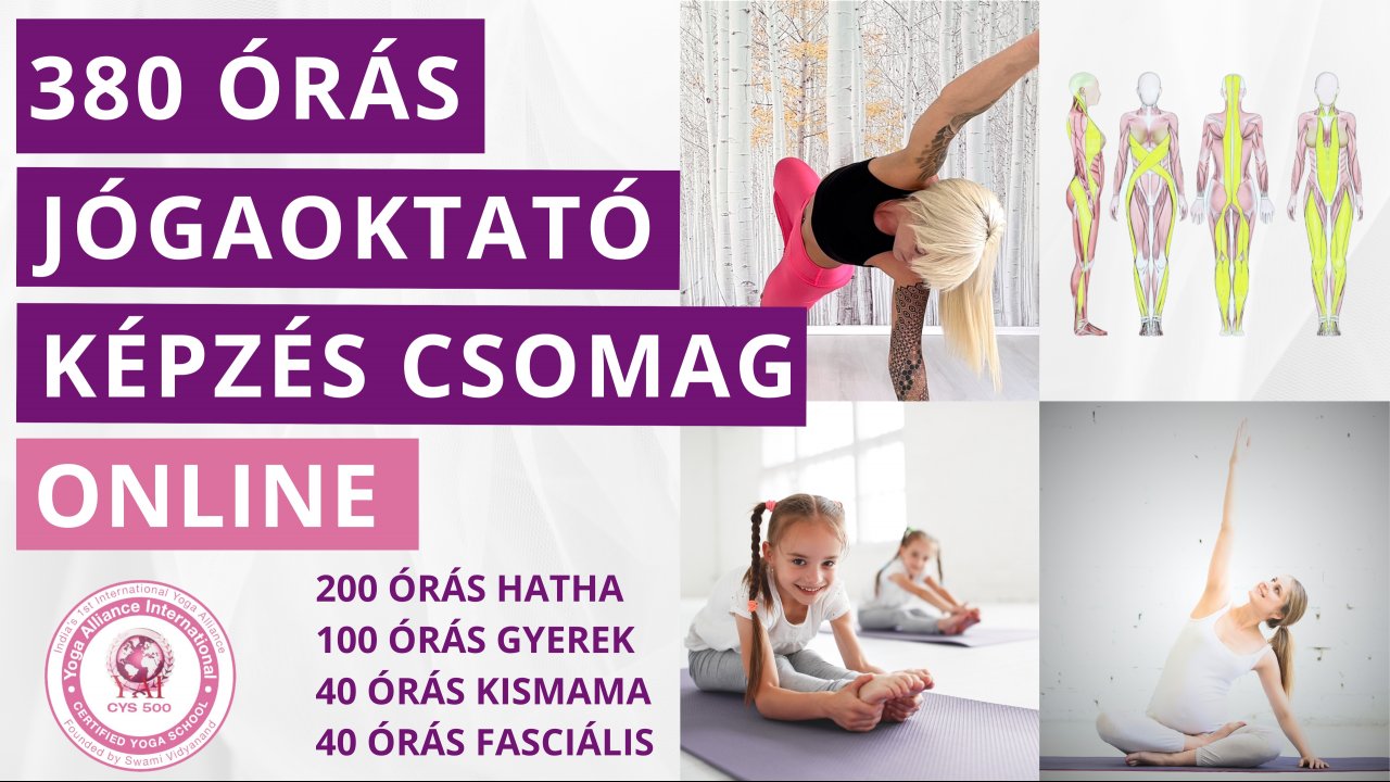 380 órás Jógaoktató Képzés Csomag - Online