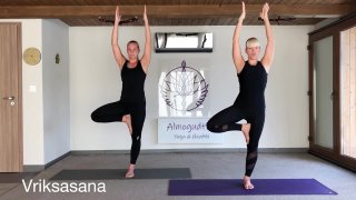 Hegyállás, Fa póz Álló hatha jóga gyakorlatok - Tadasana, Vriksasana