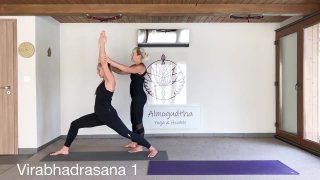 Álló hatha jóga gyakorlatok - Virabhadrasana 1, 2, 3