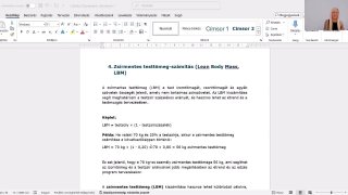 LBM - Zsírmentes testtömeg számítás