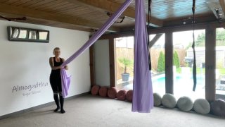 Aerial Hammock csomózása, felakasztása