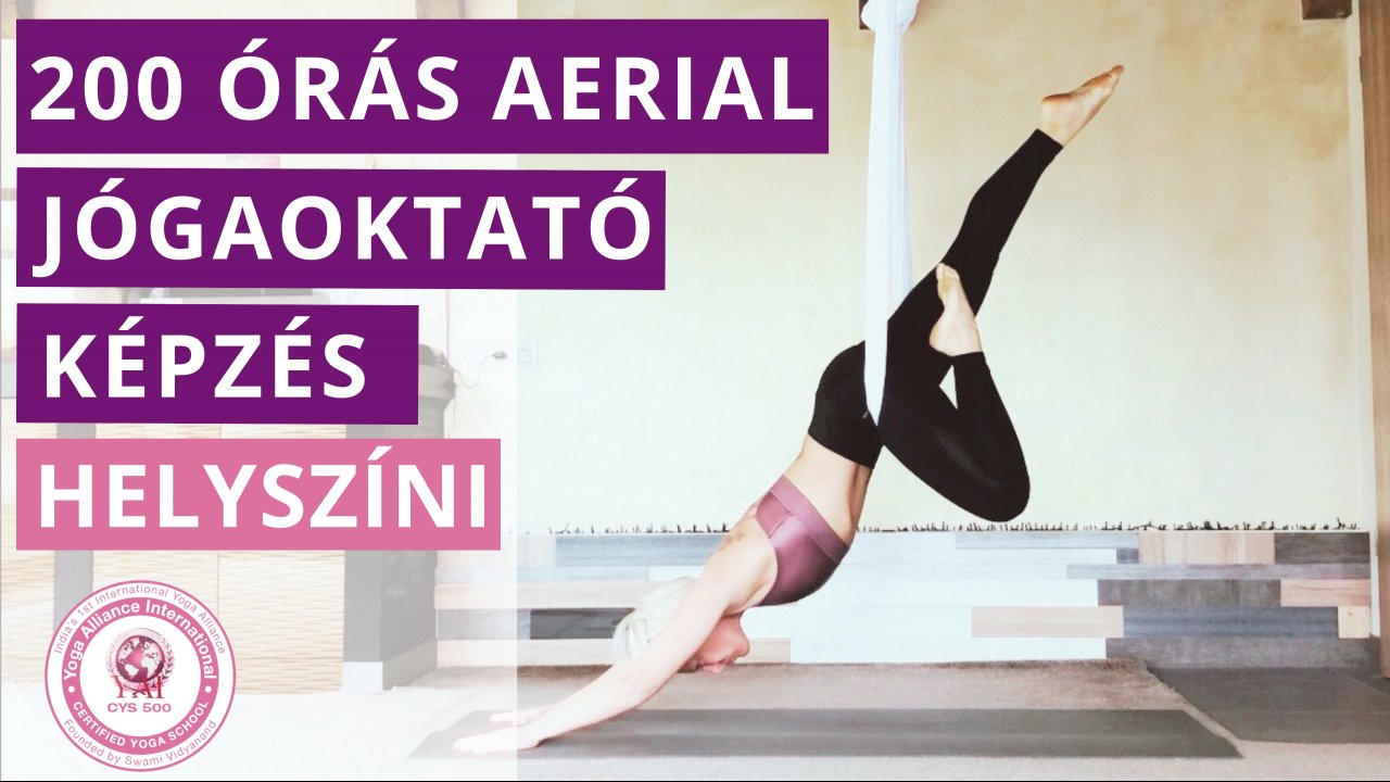 200 órás Aerial Jóga Oktatóképzés - Helyszíni